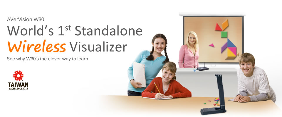 As the world’s first standalone wireless visualizer, the AVerVision W30 offers students an immersive learning experience like nothing before.